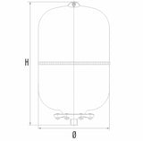 Multifunktions- Ausdehnungsgefäß 12l (AR12), inkl. Wandhalterung 3/4"