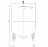 Ausdehnungsgefäß VRV 200 Liter Heizung